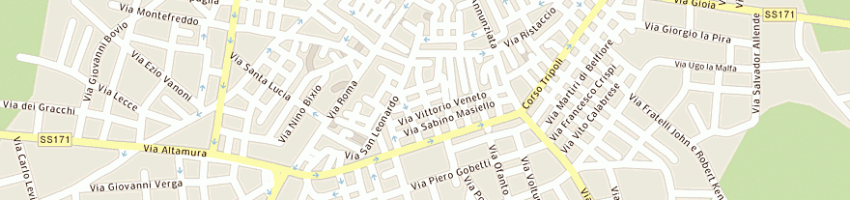 Mappa della impresa massaro francesco a SANTERAMO IN COLLE