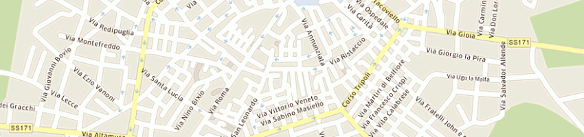 Mappa della impresa brescia francesco a SANTERAMO IN COLLE