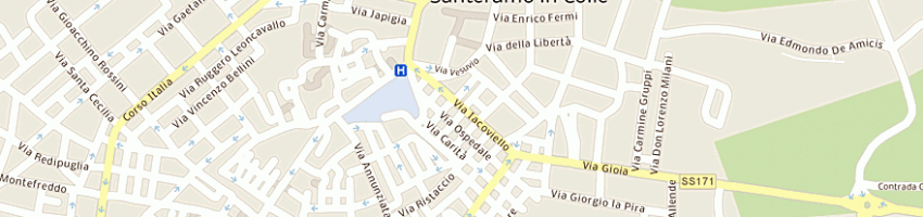 Mappa della impresa bar pasador cafe' di depascale roberto a SANTERAMO IN COLLE