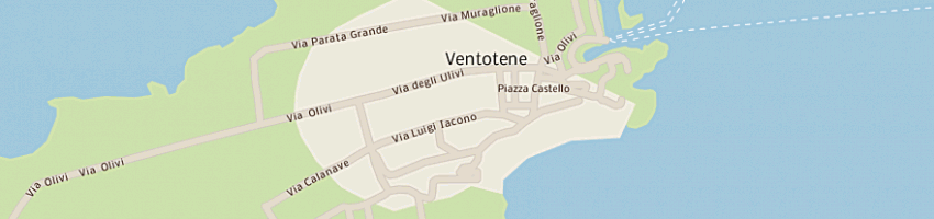 Mappa della impresa parrocchia santa candida a VENTOTENE