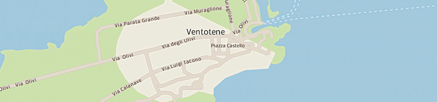 Mappa della impresa bar ristorante di verde silvestro umberto e c sas a VENTOTENE