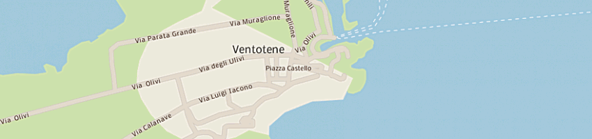 Mappa della impresa ufficio locale marittimo a VENTOTENE