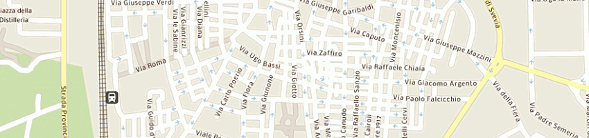Mappa della impresa delegazione automobile club di chiarelli nicola a GIOIA DEL COLLE