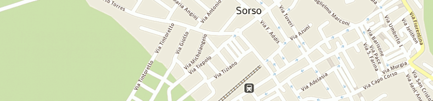 Mappa della impresa polo e masia a SORSO