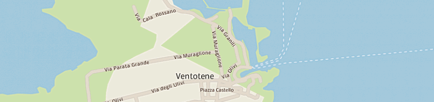 Mappa della impresa guardia di finanza a VENTOTENE
