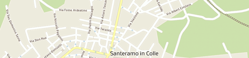 Mappa della impresa centro carni ciccarone snc a SANTERAMO IN COLLE