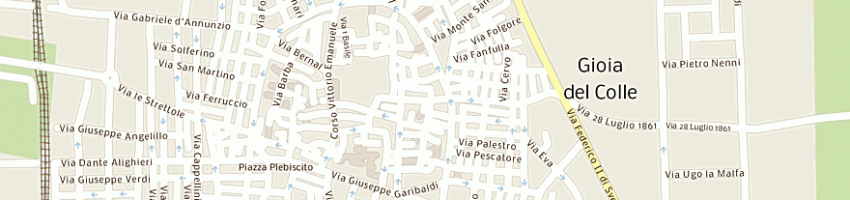 Mappa della impresa vasco antonio e c snc a GIOIA DEL COLLE