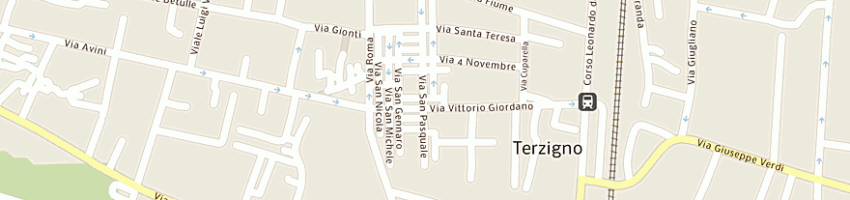 Mappa della impresa carabinieri a TERZIGNO