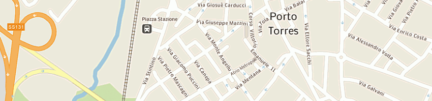 Mappa della impresa ristorante pizzeria da teseo di obino francesco a PORTO TORRES