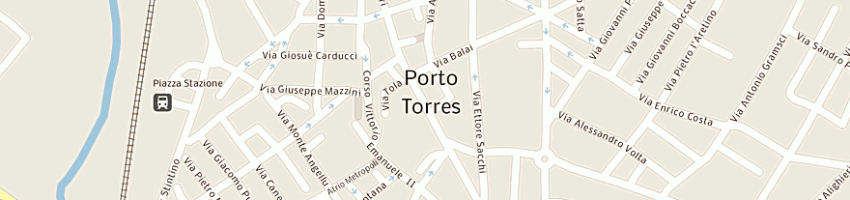 Mappa della impresa fotoarte di nazzani antonio a PORTO TORRES