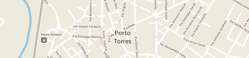 Mappa della impresa fois calzature snc a PORTO TORRES