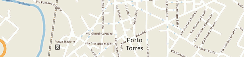 Mappa della impresa diana e monaco a PORTO TORRES