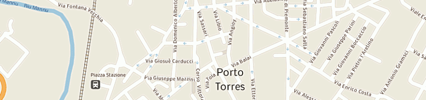 Mappa della impresa lap spa a PORTO TORRES