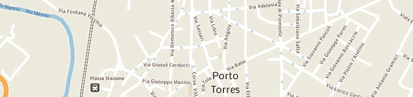 Mappa della impresa amparrucchieri di mura anna maria a PORTO TORRES