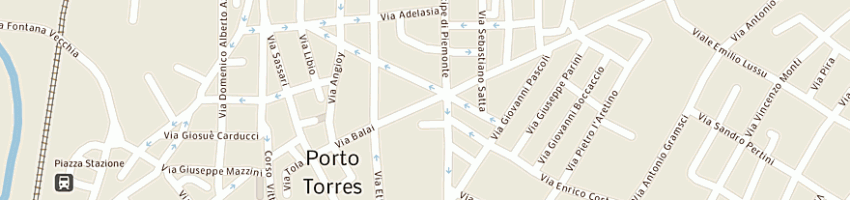 Mappa della impresa flli ruzzeddu snc di ruzzeddu giuseppe e ivana a PORTO TORRES