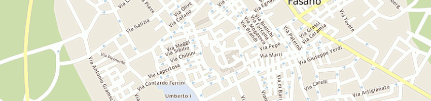 Mappa della impresa poste italiane - ufficio postale di pozzo guacito a FASANO