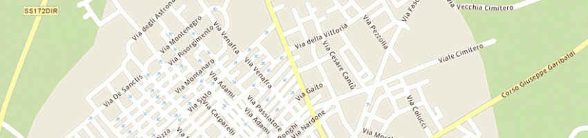 Mappa della impresa cev - centro edile vannella di leonardo vannella e c sas a FASANO
