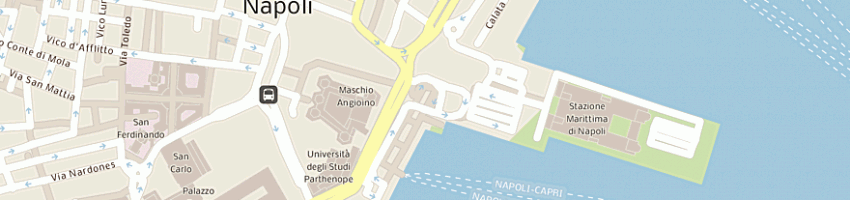 Mappa della impresa ustica lines spa a NAPOLI
