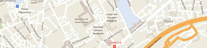 Mappa della impresa edisu napoli 2 istituto universitario orientale a NAPOLI