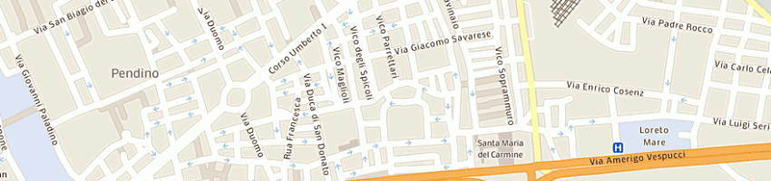 Mappa della impresa magnacca rag giuseppe srl a NAPOLI