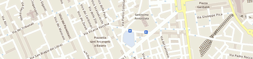 Mappa della impresa bar vigilante di vigilante rosa e c snc a NAPOLI