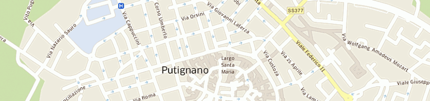 Mappa della impresa anna boutique snc a PUTIGNANO