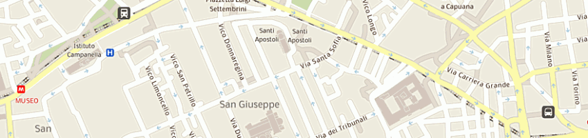 Mappa della impresa siciliano rosa a NAPOLI