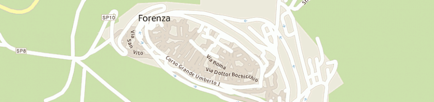 Mappa della impresa carabinieri a FORENZA