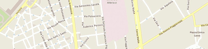 Mappa della impresa cornetti di sera di arrichiello giovanna sas a NAPOLI