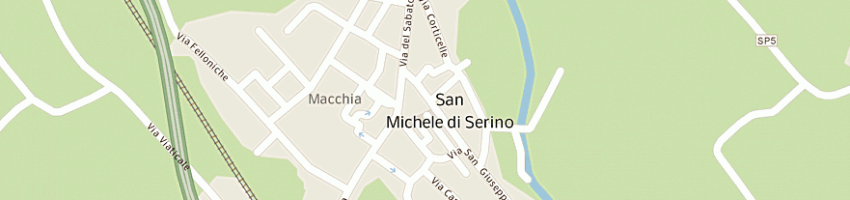 Mappa della impresa municipio a SAN MICHELE DI SERINO