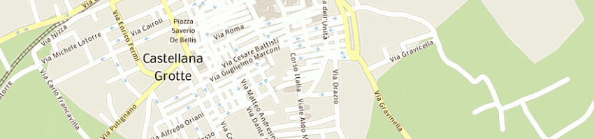 Mappa della impresa caricia boutique di lamanna e liegi snc a CASTELLANA GROTTE