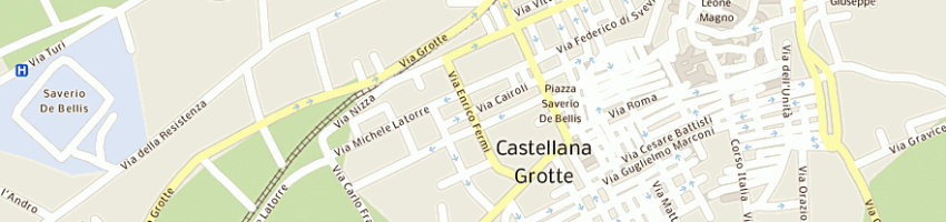 Mappa della impresa aquilino vittorio a CASTELLANA GROTTE