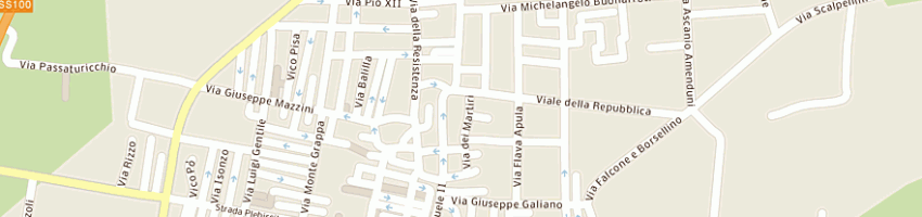 Mappa della impresa municipio a SAMMICHELE DI BARI