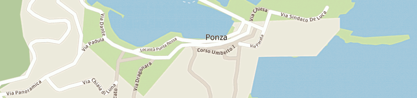 Mappa della impresa de luca angela a PONZA