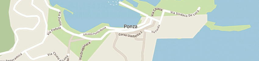 Mappa della impresa colonna ermenegildo a PONZA