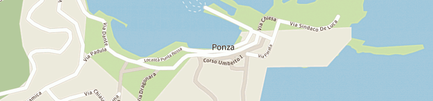Mappa della impresa tesori del mare - gioielleria a PONZA