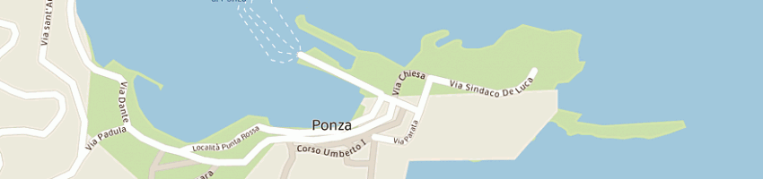 Mappa della impresa agenzia immobiliare turistcasa a PONZA