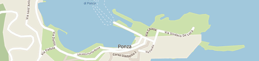 Mappa della impresa carabinieri a PONZA