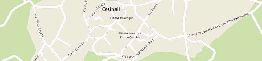 Mappa della impresa poste italiane a CESINALI