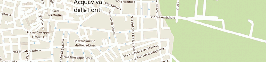 Mappa della impresa ristorante del peuceta a ACQUAVIVA DELLE FONTI