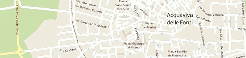 Mappa della impresa panza luigi a BARI