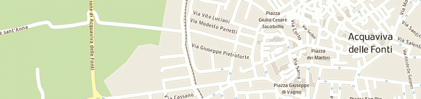 Mappa della impresa cif centro italiano funerario di petrelli serafina raffaella a ACQUAVIVA DELLE FONTI