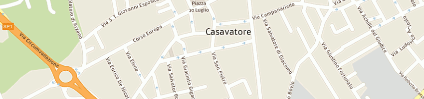 Mappa della impresa world video di carrese teresa a CASAVATORE