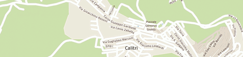 Mappa della impresa cerreta giovanni a CALITRI