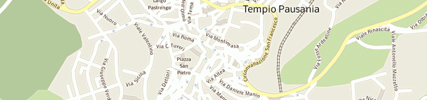 Mappa della impresa c i f centro italiano femminile a TEMPIO PAUSANIA
