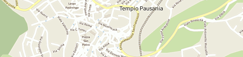 Mappa della impresa mammola carlo a TEMPIO PAUSANIA