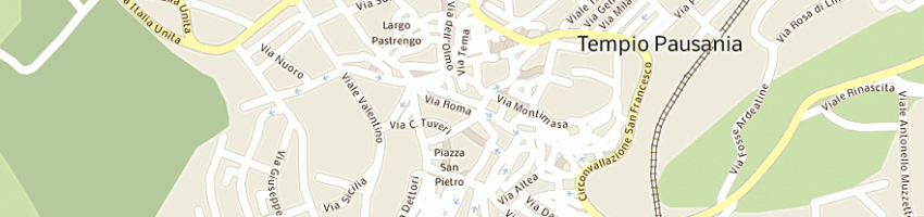 Mappa della impresa atelier di cinzia arras a TEMPIO PAUSANIA