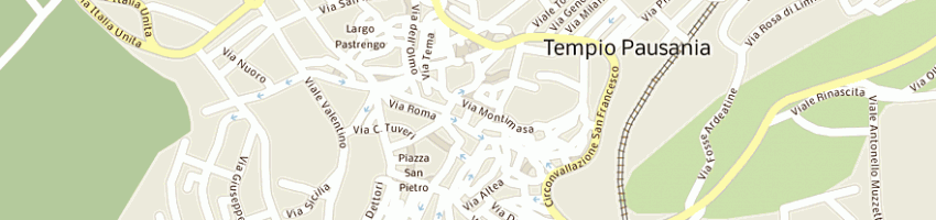 Mappa della impresa satta giuseppe a TEMPIO PAUSANIA