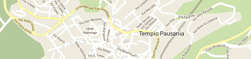 Mappa della impresa gamboni ennio pietro a TEMPIO PAUSANIA