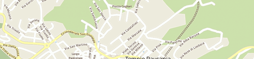 Mappa della impresa scano a TEMPIO PAUSANIA